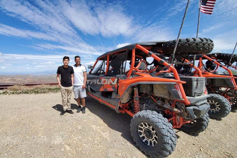 Getting ready for the buggy tour