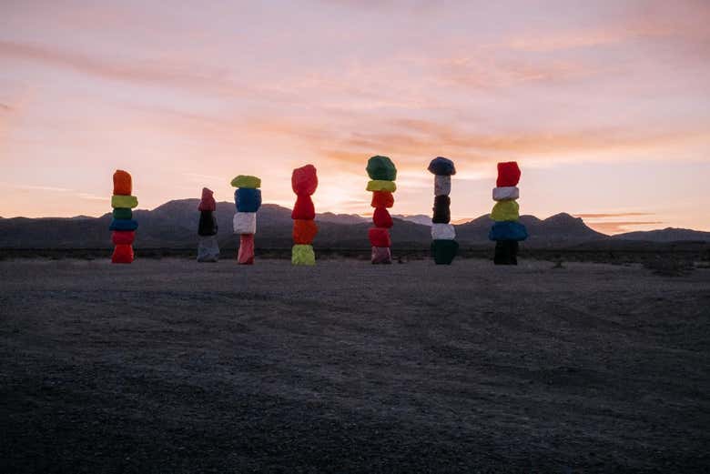 See the Seven Magic Mountains