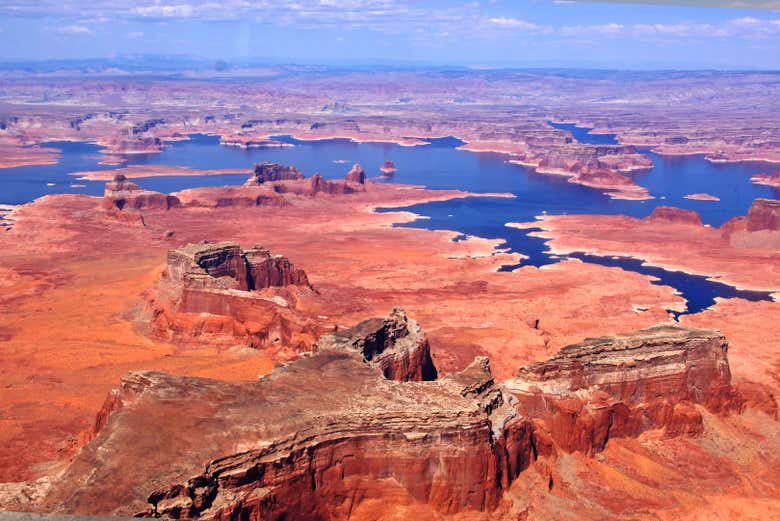 Check out the incredible views during your flight
