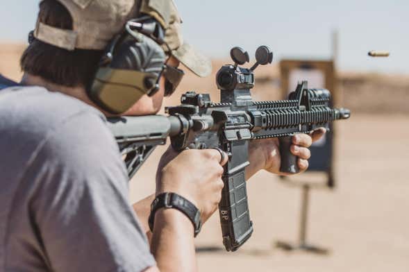 Las Vegas Desert Shooting Practice